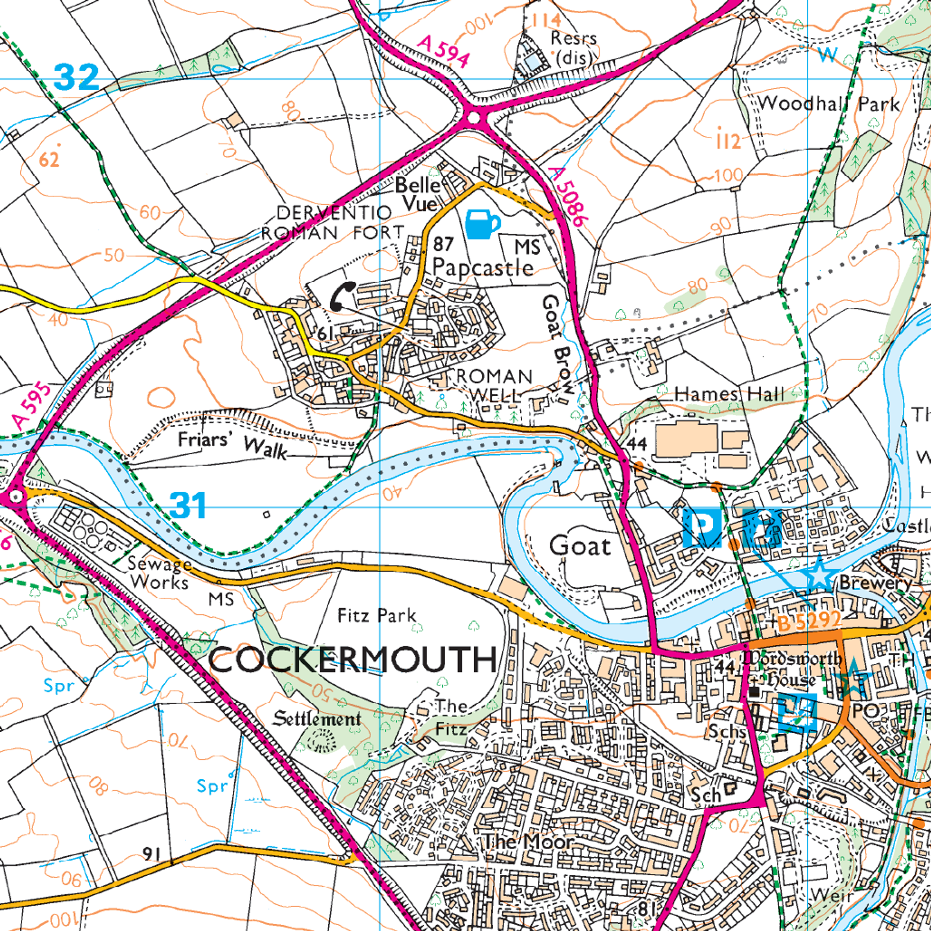 Ordnance Survey Explorer  OL4 Map The English Lakes North Western Area