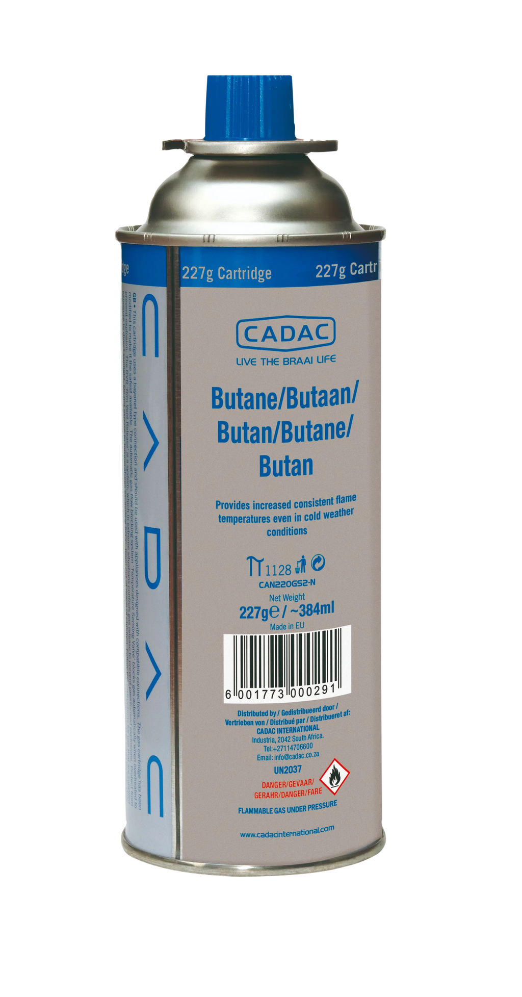 Cadac 227g Aerosol Nozzle Gas Cartridge