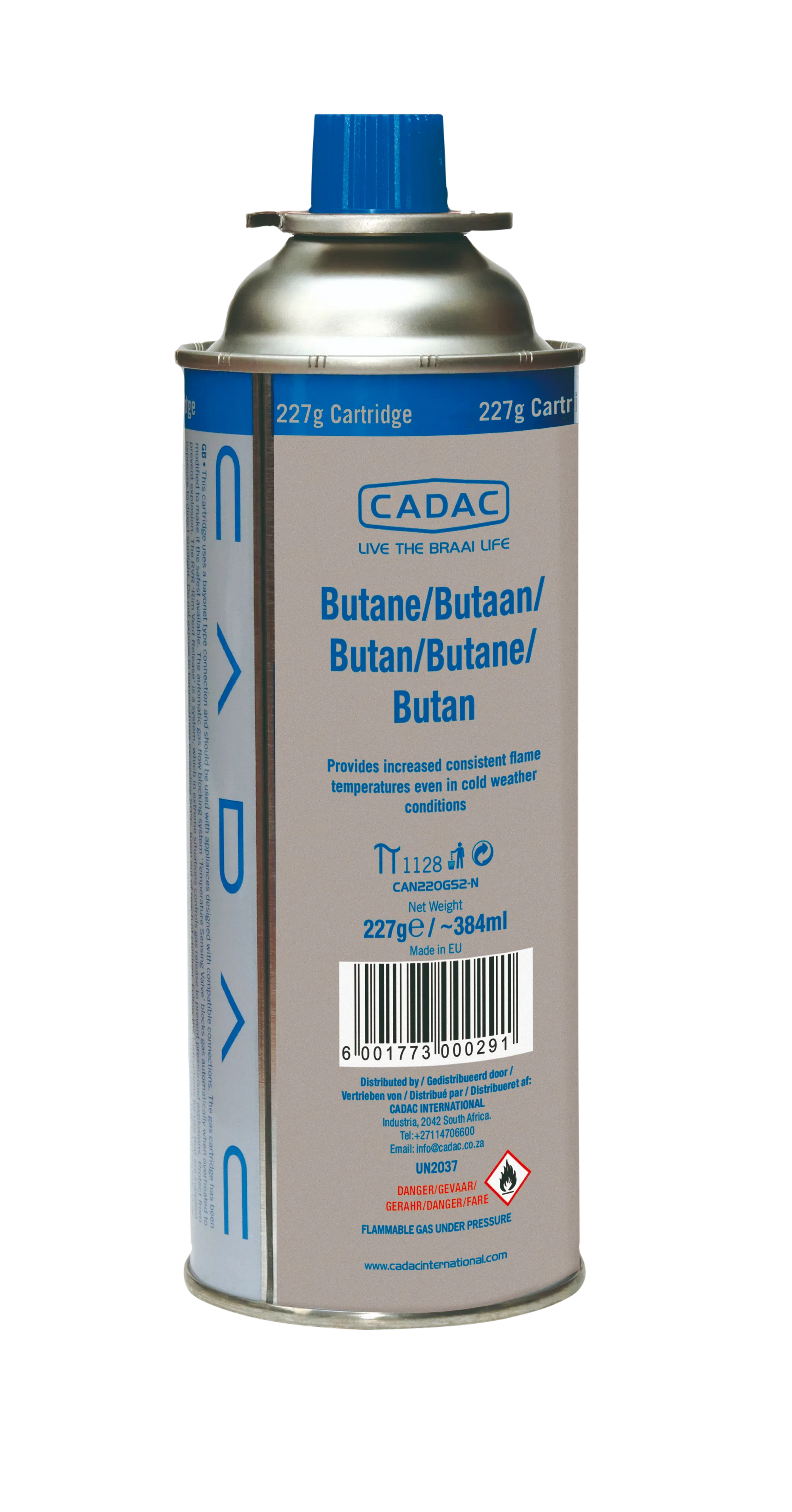Cadac 227g Aerosol Nozzle Gas Cartridge