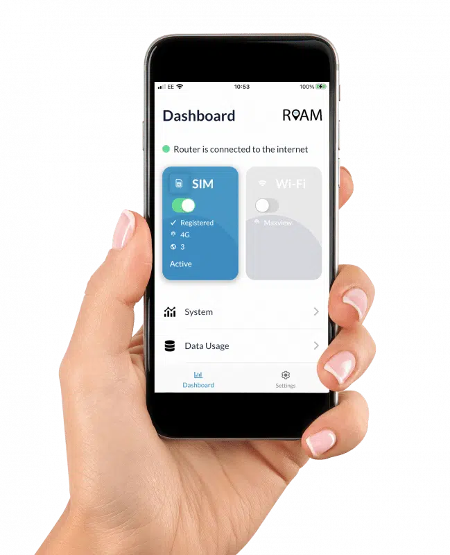 Maxview Roam Basecamp Portable WiFi 4G with Antenna