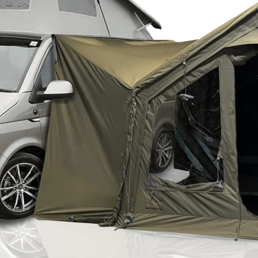 Holawild AirTek Machu Picchu Medium Inflatable Drive Away Campervan Awning – Khaki
