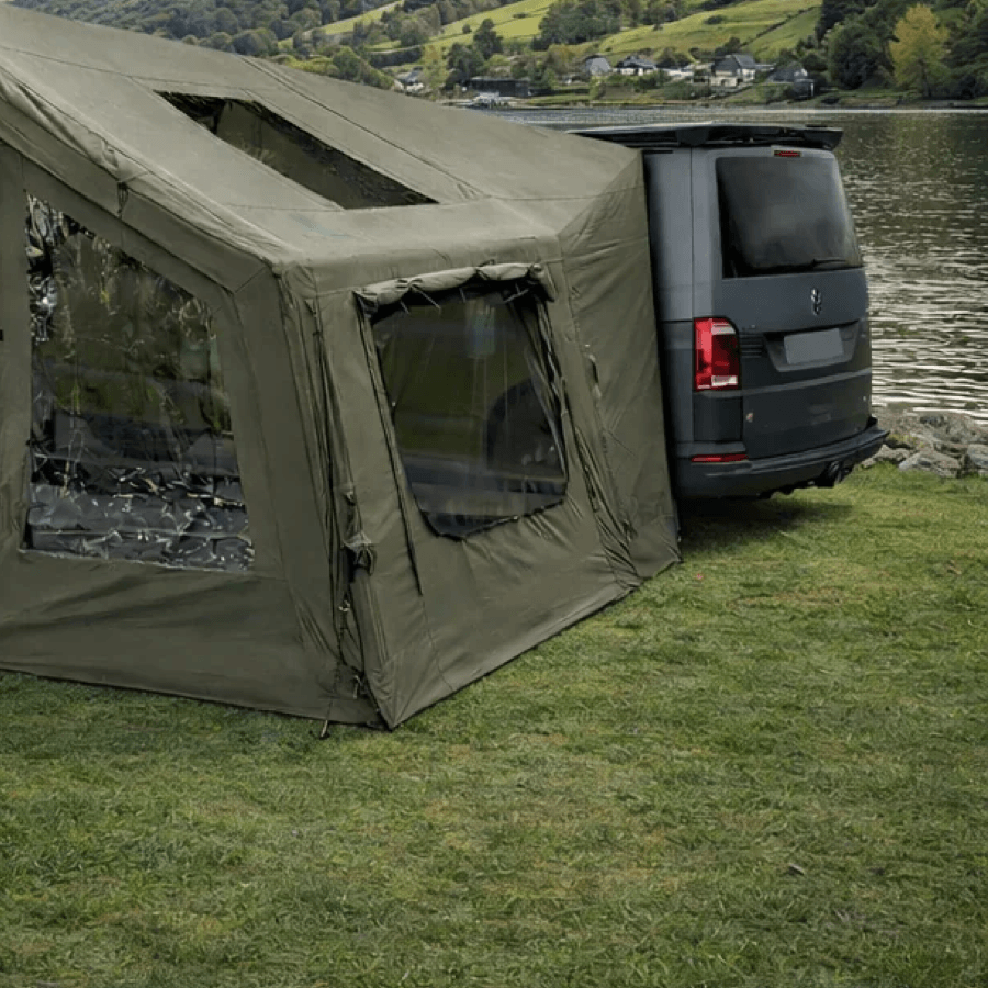 Holawild AirTek Machu Picchu Small Inflatable Drive Away Campervan Awning – Khaki