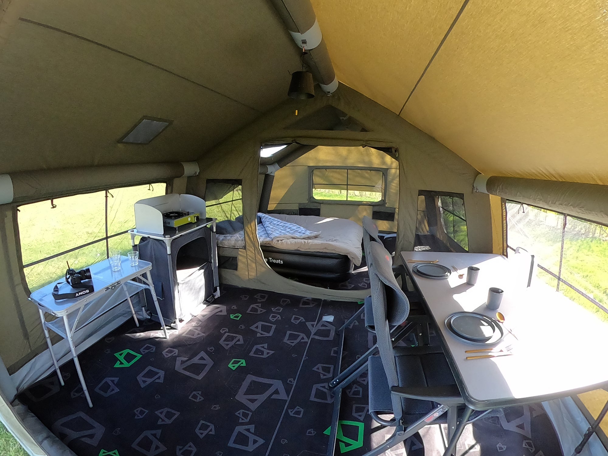 Holawild Airtek Machu Picchu L Khaki Lodge Tent