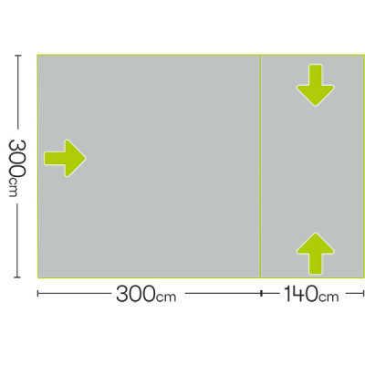 Quest Kestral AIR Tailgate Campervan VW Driveaway Awning