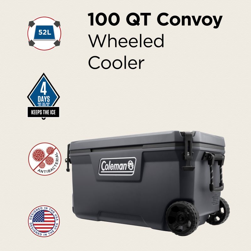 Coleman Convoy 100QT Wheeled Cool Box