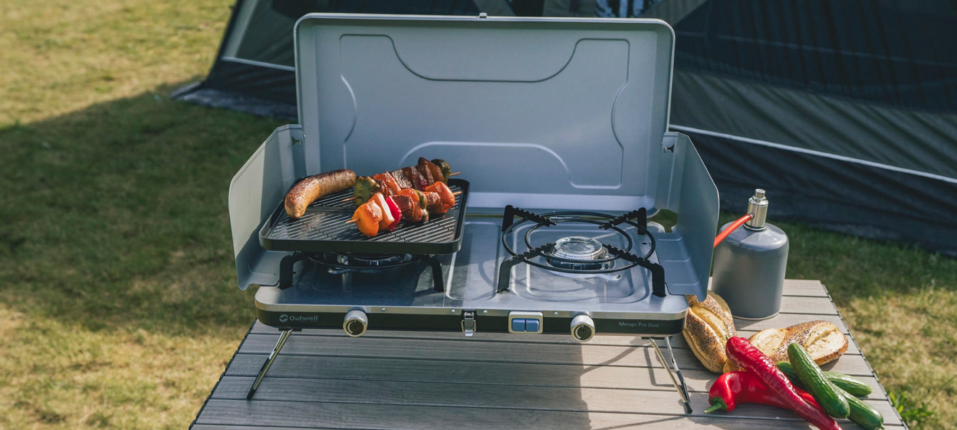 Outwell Merapi Pro Duo Deluxe Gas Stove