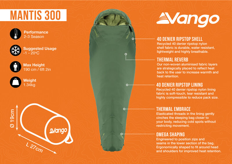 Vango Mantis 300 Sleeping Bag