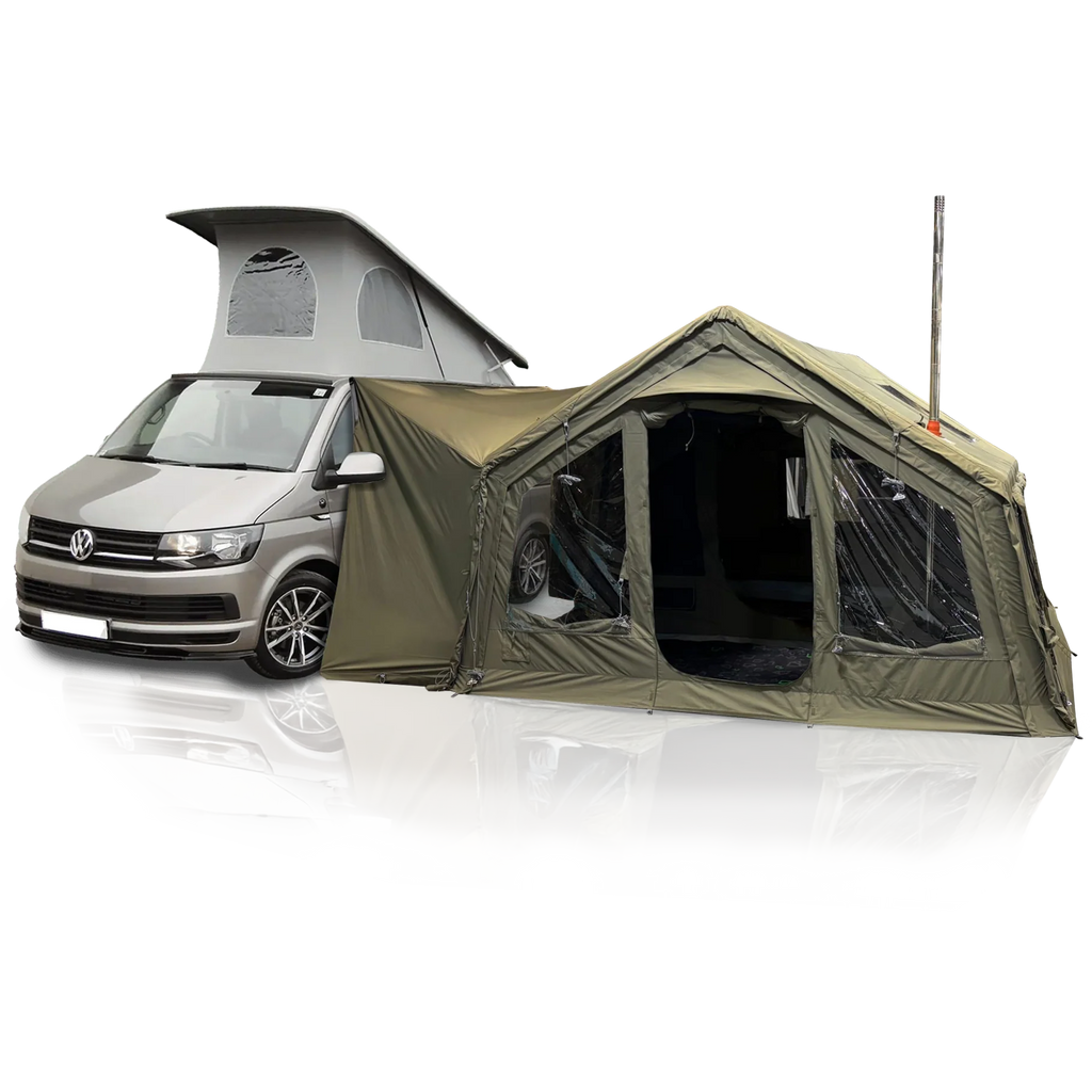 Holawild AirTek Machu Picchu Medium Inflatable Drive Away Campervan Awning – Khaki