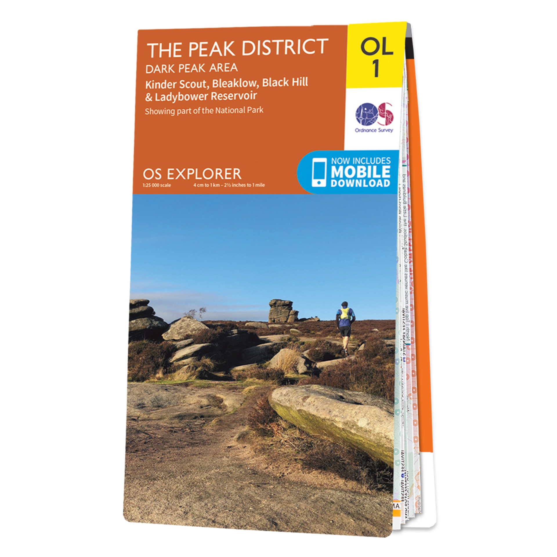 ordnance survey explorer OL1 map the peak district