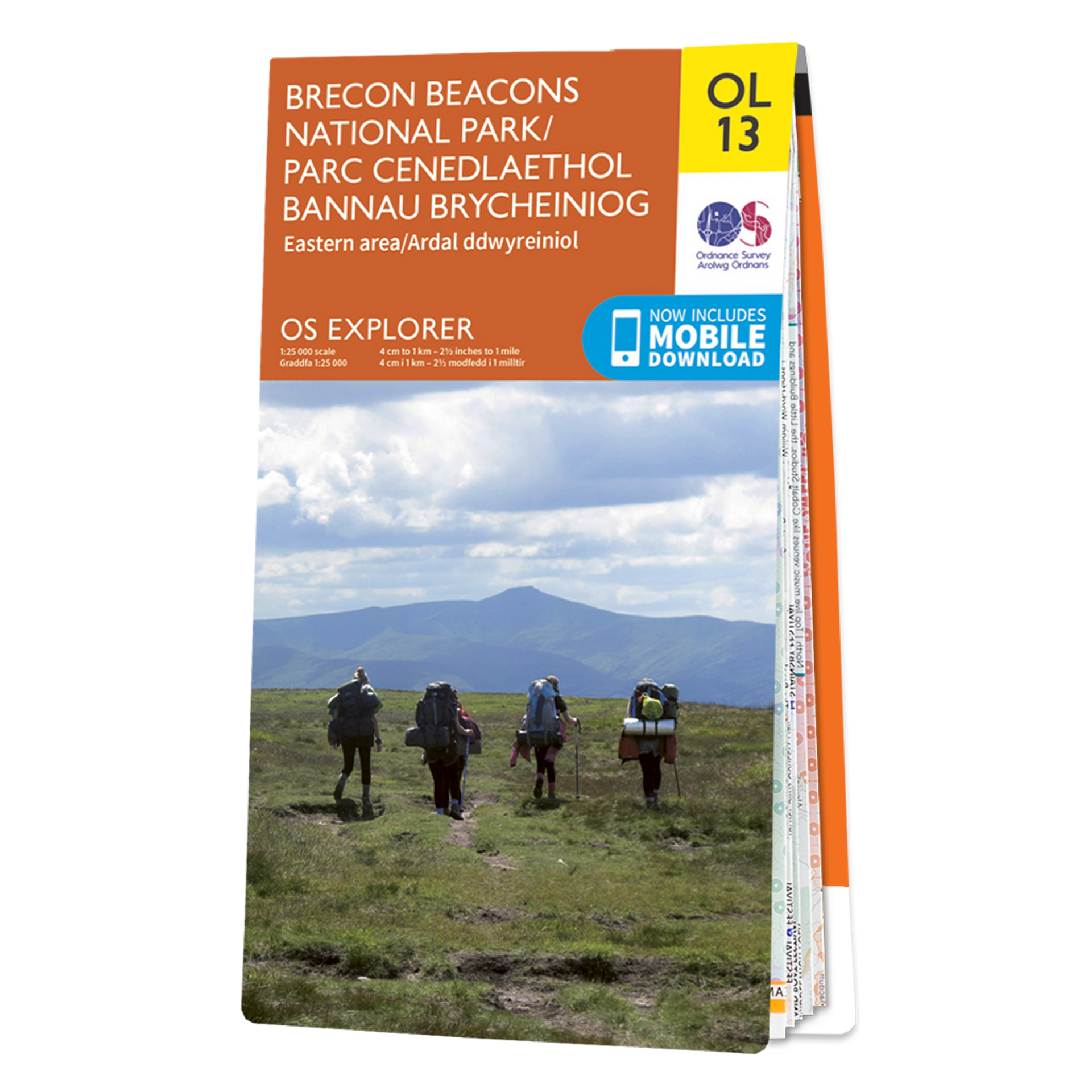 Ordnance Survey Explorer OL13 Brecon Beacons National Park Eastern Area