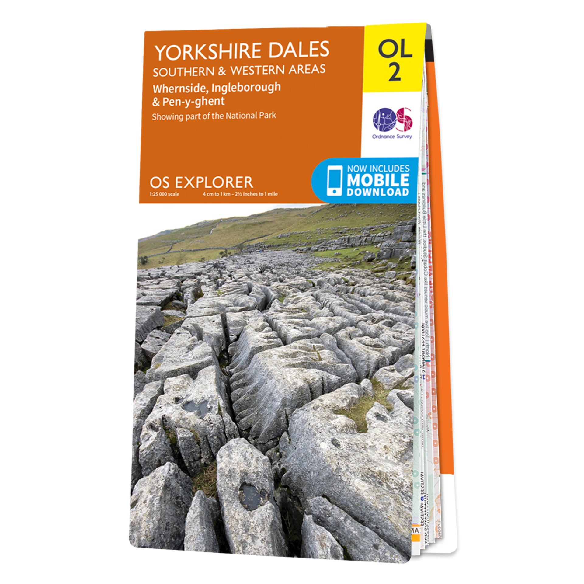 Ordnance Survey Explorer OL2 Yorkshire Dales