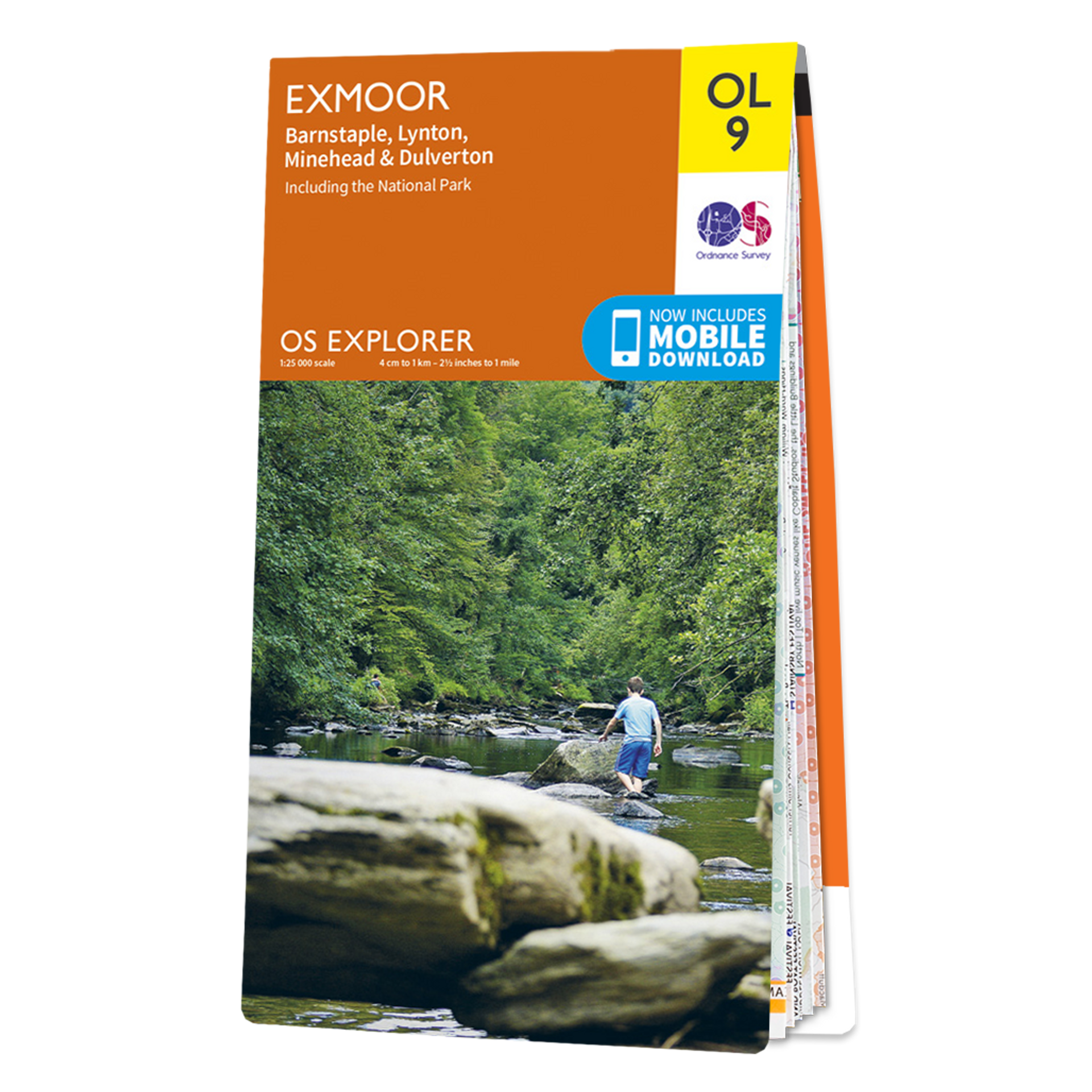 Ordnance Survey Explorer OL9 Map Exmoor