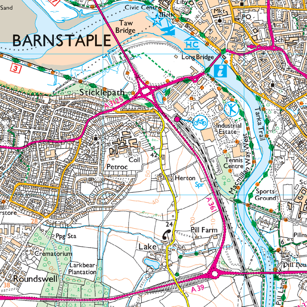 Ordnance Survey Explorer OL9 Map Exmoor