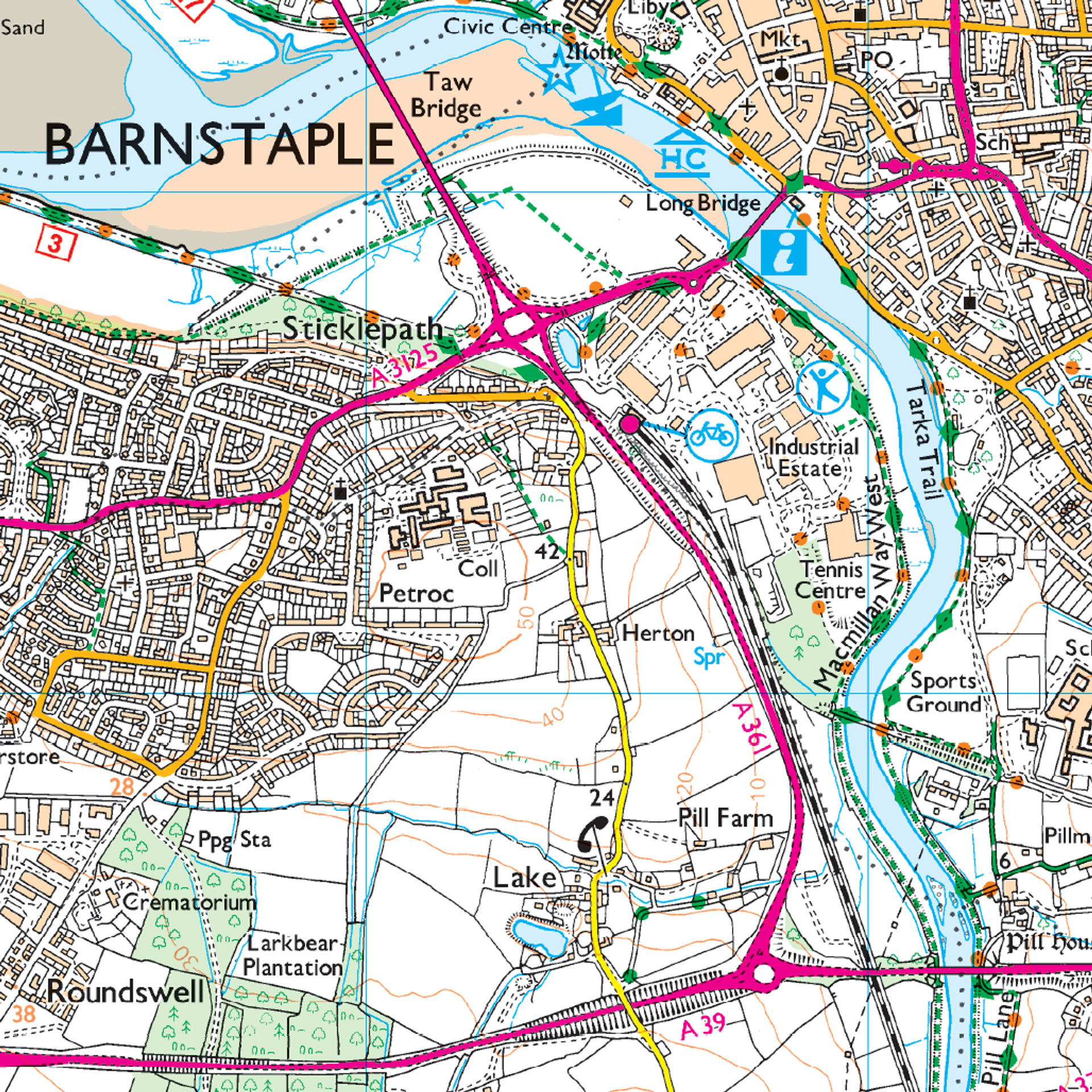 Ordnance Survey Explorer OL9 Map Exmoor
