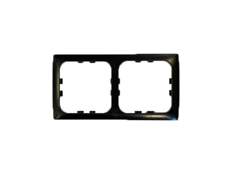C-Line Twin Frame Black Face Plate