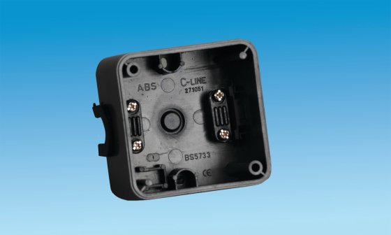 C-Line Square Back Box Black