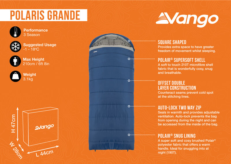 Vango Polaris Grande Sleeping Bag