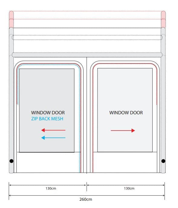 Outdoor Revolution Sport Pro AIR 260 Caravan Awning