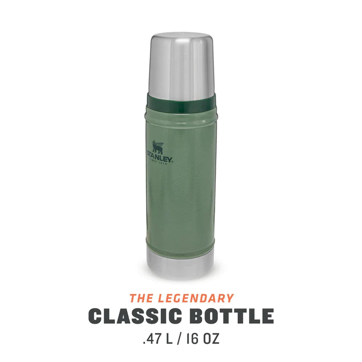 Stanley Flask Classic Vacuum Bottle 0.47L Hammertone Green