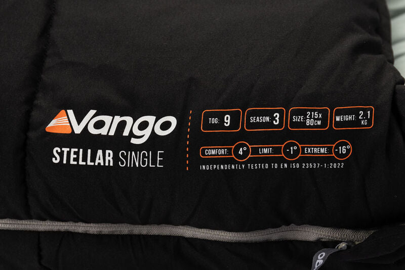Vango Stellar Single Sleeping Bag BLACK