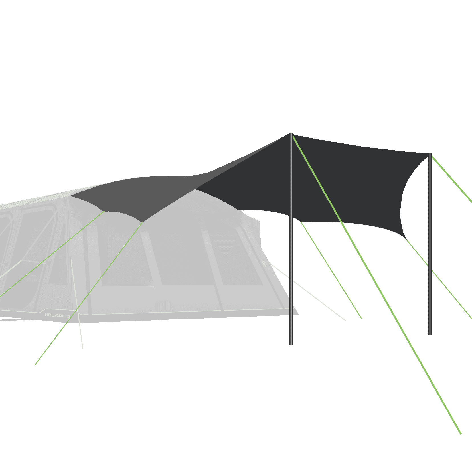 Holawild Universal Sun Sail Zip On