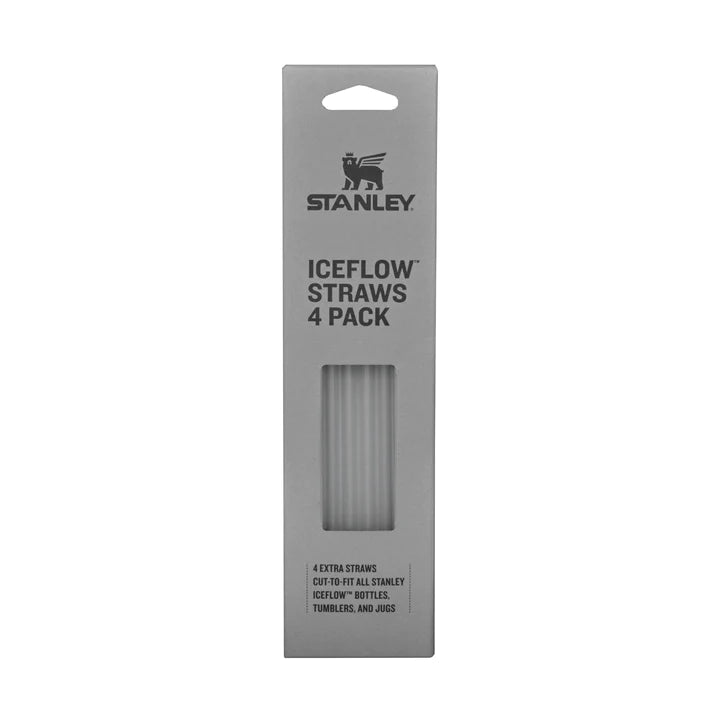 stanley replacement straws for the iceflow flip tumbler 0.89l pack of 4