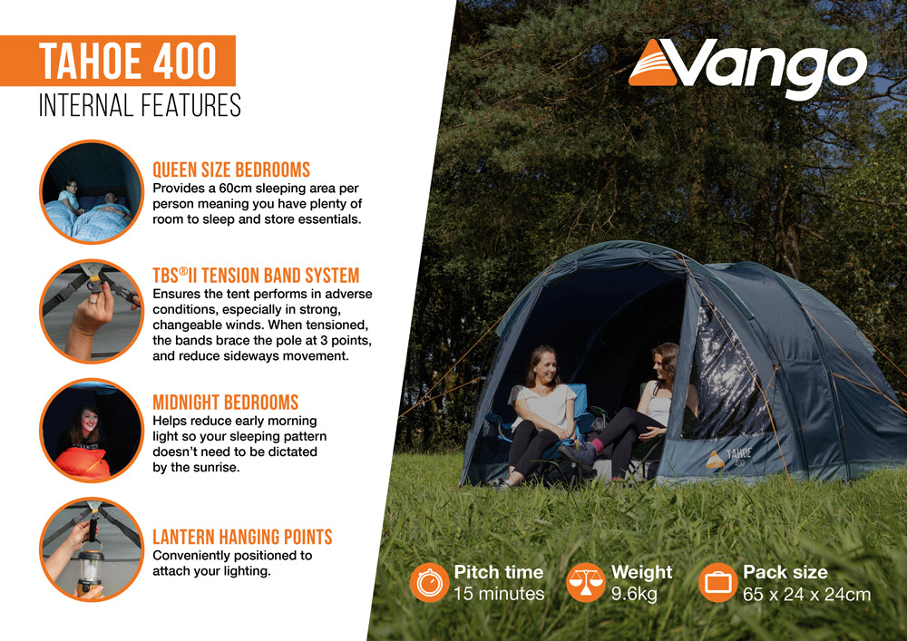 Vango Tahoe 400 Poled Tent