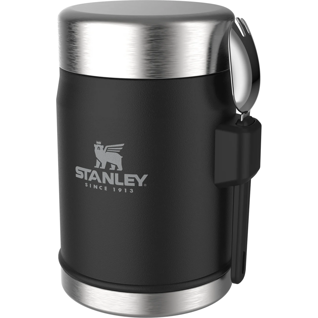Stanley Legendary Food Jar & Spork 0.4L Matt Black Pebble