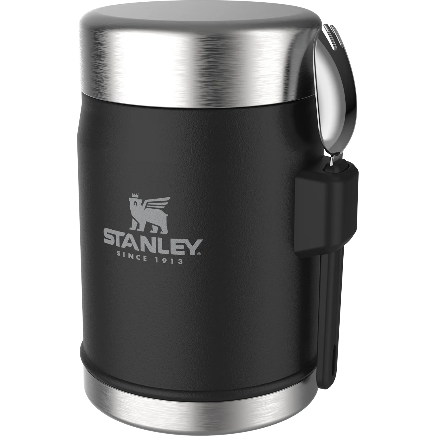 Stanley Legendary Food Jar & Spork 0.4L Matt Black Pebble