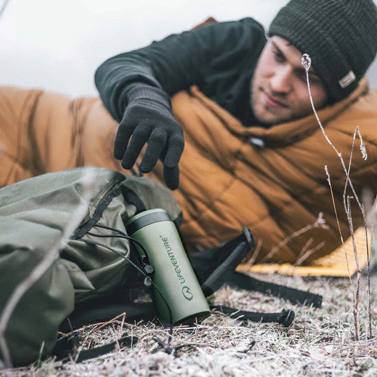 Lifeventure Thermal Mug Matt Khaki