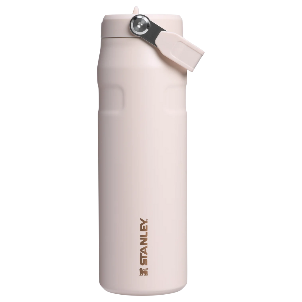 stanley the aerolight flip straw bottle 710 ml rose quartz