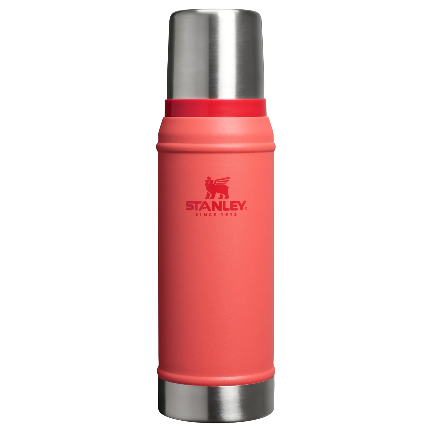 STANLEY LEGENDARY CLASSIC FLASK 0.75 LITRE HOT CORAL