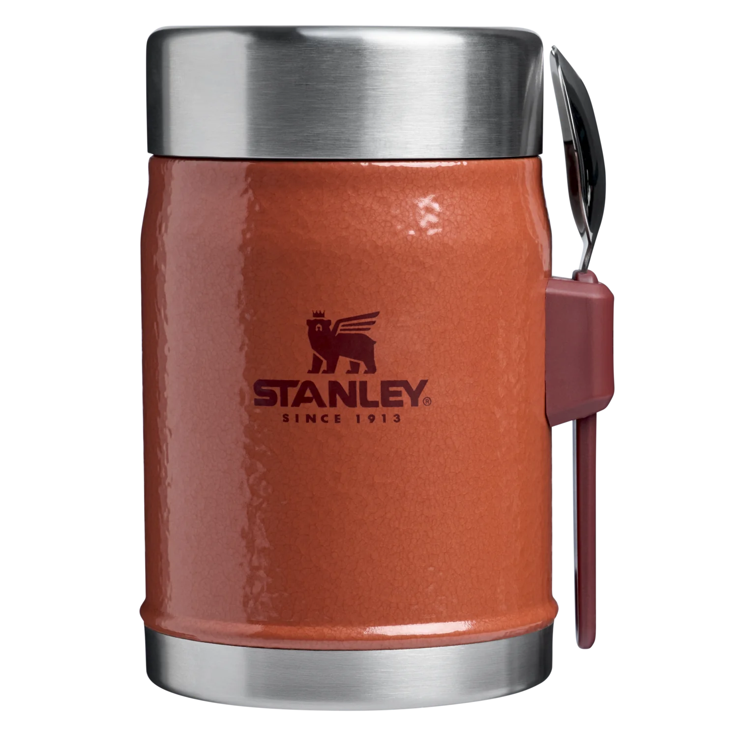 stanley legendary food jar & spork 0.4 hammertone clay