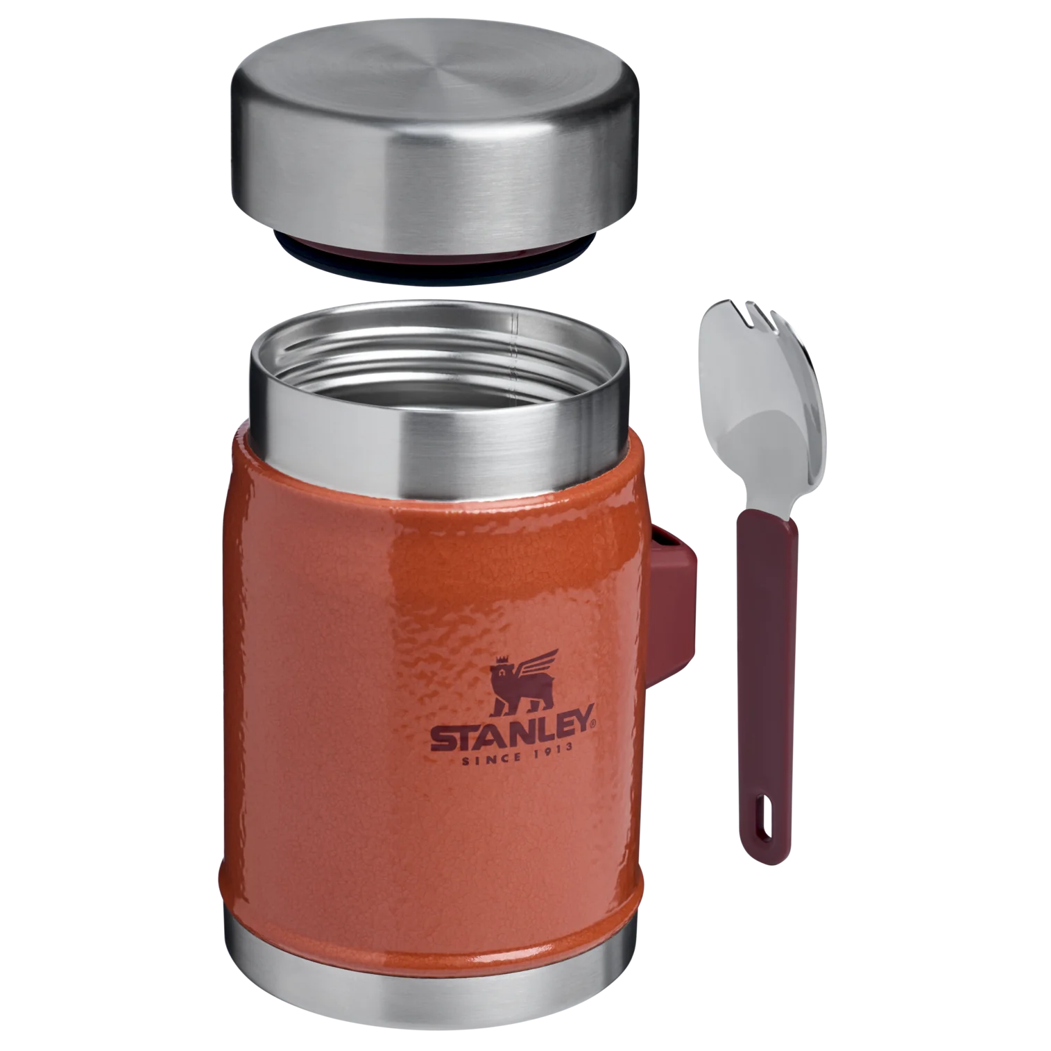Stanley Legendary Food Jar & Spork 0.4L Hammertone Clay