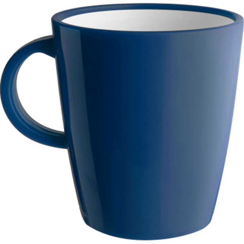 brunner abs anti slip resylin mug 30cl dark blue