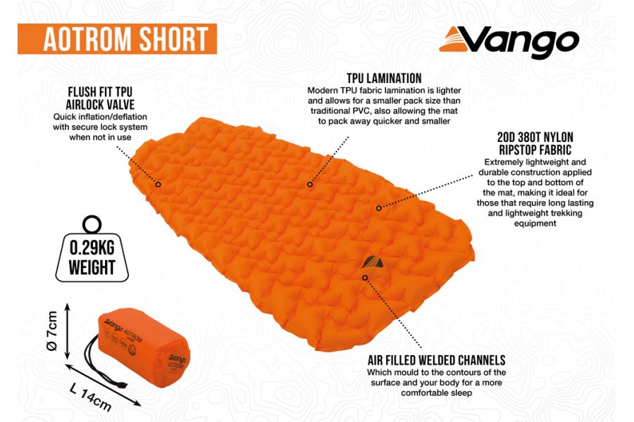 Vango Aotrom Short Compact Sleep Mat