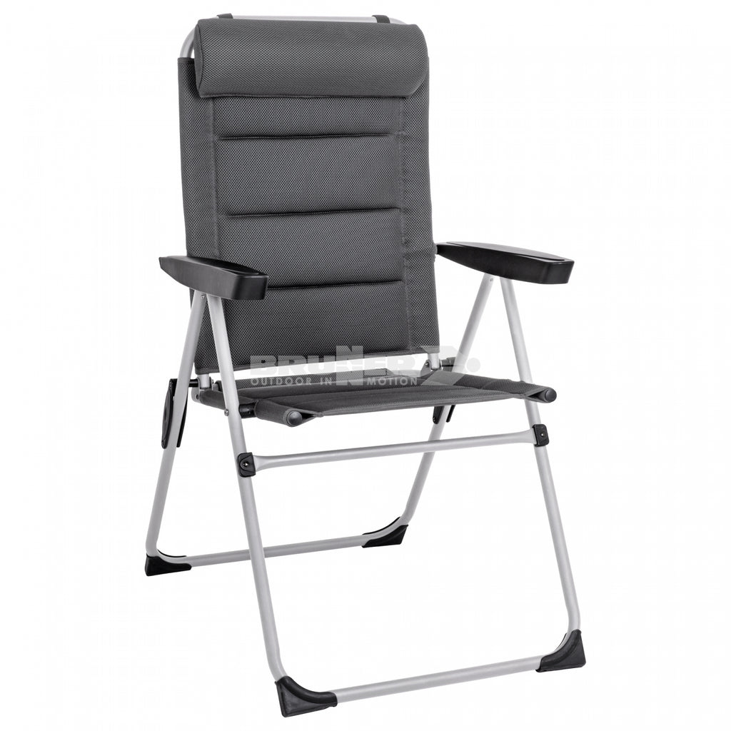 brunner aravel camper folding camping chair dark grey