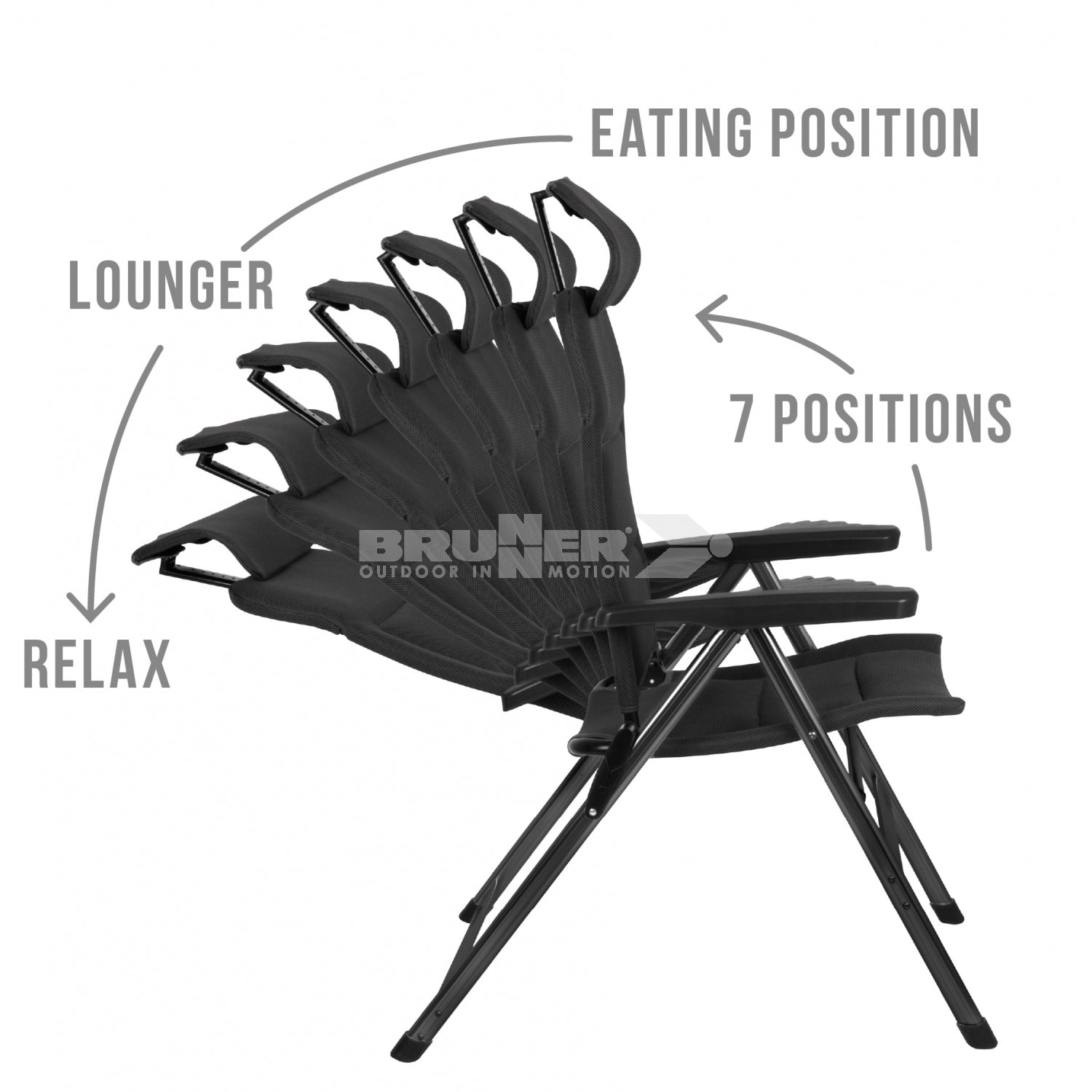 Brunner Aravel H2L Adjustable Head Rest Camping Chair