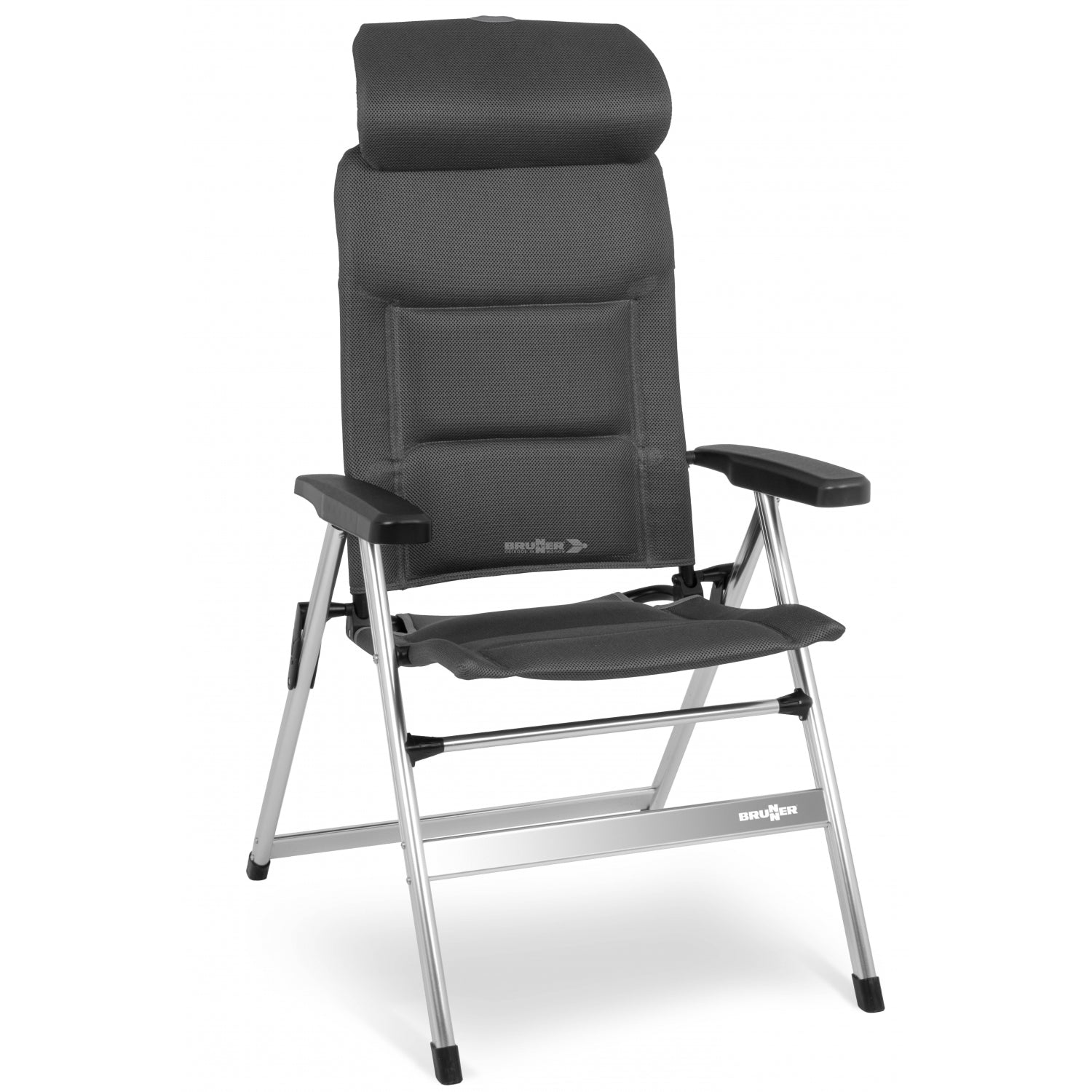 brunner aravel h2l folding camping chair dark grey