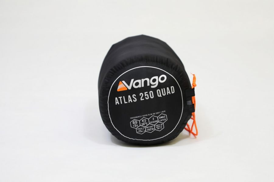 Vango Atlas 250 QUAD Sleeping Bag Black