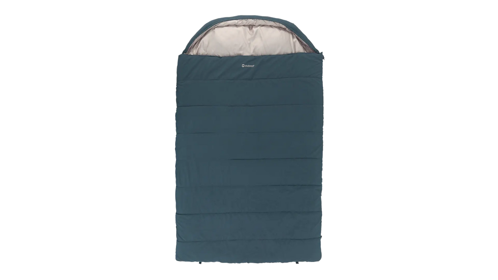 outwell campion lux double sleeping bag blue