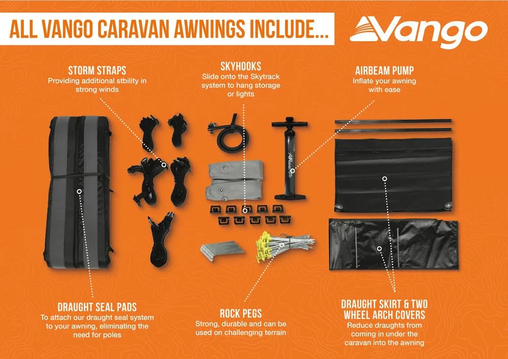 Vango Balletto AIR 200 Elements Shield Caravan Porch Awning