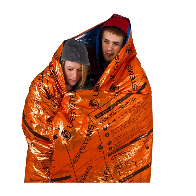 LIFESYSTEMS HEATSHIELD THERMAL DOUBLE SURVIVAL BLANKET