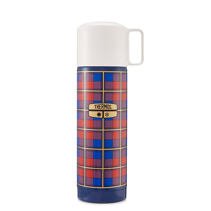 thermos revival stainless steel flask 500 ml blue