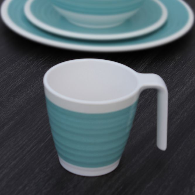 Outdoor Revolution Premium Melamine Mug Set Pastel Blue