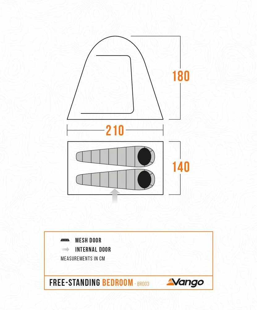 Vango BR003 Free Standing Bedroom Inner Tent