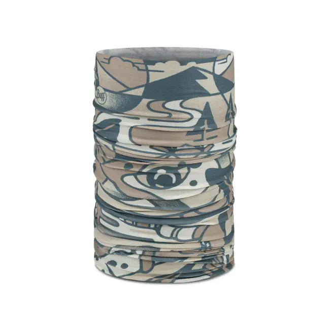 Buff Coolnet UV Neckwear - Lake River Multi