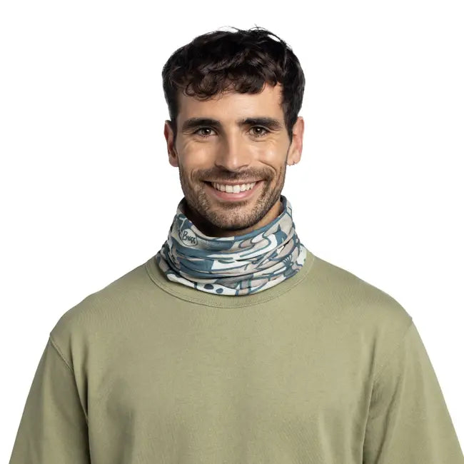 Buff Coolnet UV Neckwear - Lake River Multi