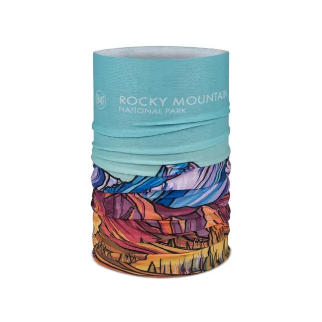 Buff Coolnet UV Neckwear National Parks Rocky Mountain
