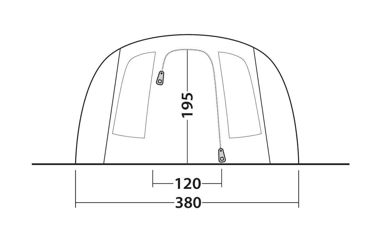 Outwell Edmonds 6 TC Poled Tent